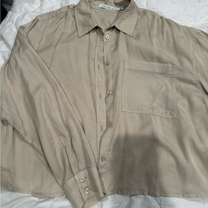 Calvin Klein Light Tan Casual Shirt
